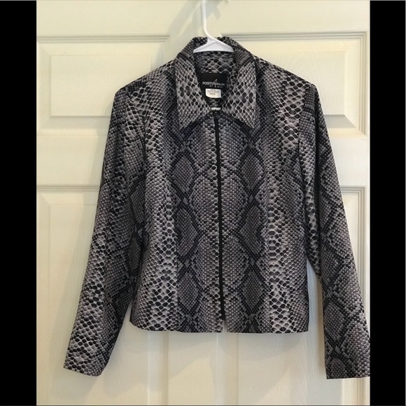 POSITIVE ATTITUDE snakeskin pattern jacket - Picture 2 of 6